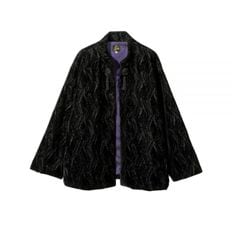 NEEDLES 니들스 Oriental Jacket - RCU Velvet Geometric Emb BLACK (NS119) (벨벳 오리엔탈 자