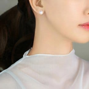 14k 스왈 진주 8mm 안느 데일리 귀걸이 [주문제작]
