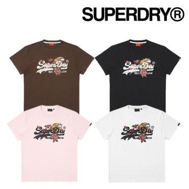 SUPERDRY 슈퍼드라이 타이거 로고 티셔츠 (SDUISCP26)