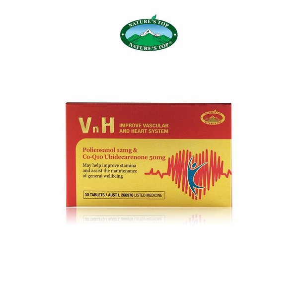 네이쳐스탑 VnH 폴리코사놀 12mg 코큐텐 30정