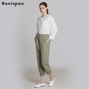 세로 절개 라인 조거 팬츠 (택가격: 119000원)