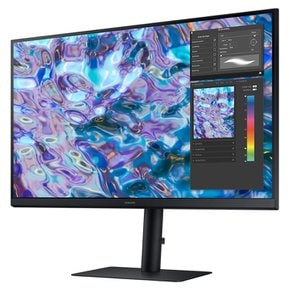 전자 S27B610 68.4cm QHD 모니터 IPS 75Hz 피벗 FreeSync