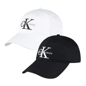 Calvin Klein Underwear 캘빈클라인 CK 모자 남녀공용 모노그램 엠브로이더리 볼캡 모자 2종택일
