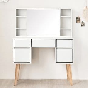오뜨 1000 수납 입식 화장대 거울포함