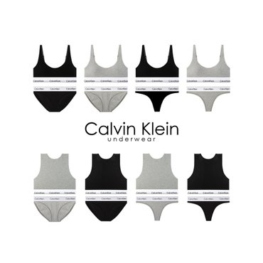 Calvin Klein [다니엘 착용] CK 여성 모던 코튼 브라렛+팬티 세트 8종 택1 [QF7586/QF7626/F3787/F3786]