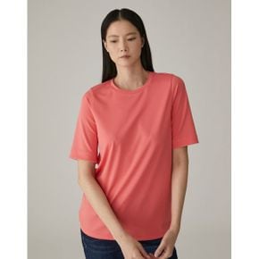 턴업 소매 티셔츠 VVCASXM4441_P391890009