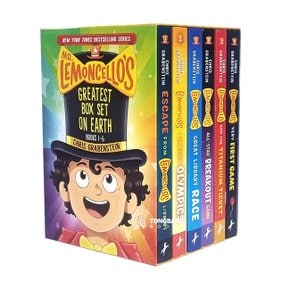 (영어원서) Mr. Lemoncellos Greatest Box Set on Earth: Books 1-6  레몬첼로 도서관 6종 박스 세트