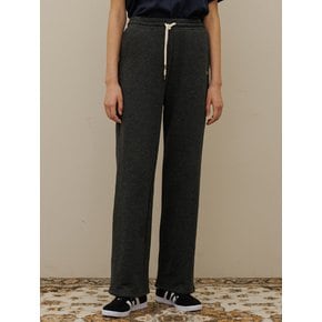 Basic straight sweat pants_Charcoal