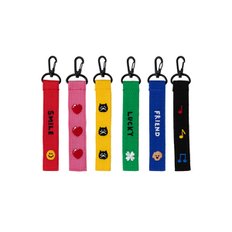 STRAP NAME KEYRING (6COLOR)