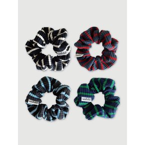 Stripe scrunchie  ver.2 (4Colors)