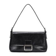 Wrinkle Leather Luke Bag in Black VX1MG105-10