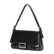 Wrinkle Leather Luke Bag in Black VX1MG105-10