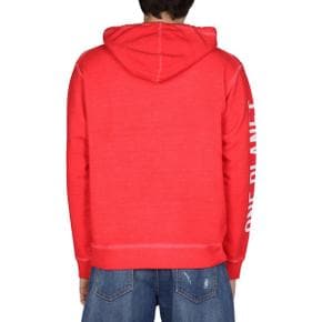 SS22 디스퀘어드2 ONE LIFE ONE PLANET SMILEY SWEATSHIRT RED S78GU0058_S25535304