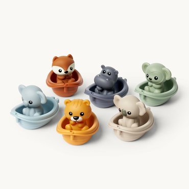 마이리틀타이거 little life 동물 보트 목욕 세트