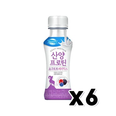  산양프로틴 요구르트베리믹스 150ml x 6개