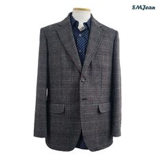 SMJ705 남성 울 모직 자켓 중년 남자 겨울 콤비 잔피엘 콤비 자켓[29244345]