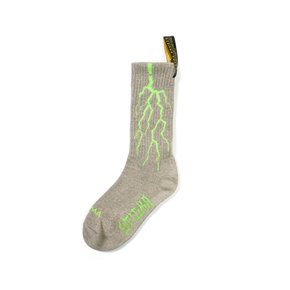 21 LIGHTNING SKATE SOCKS BEIGE