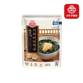 청담미역 가자미미역국(냉동) 500G