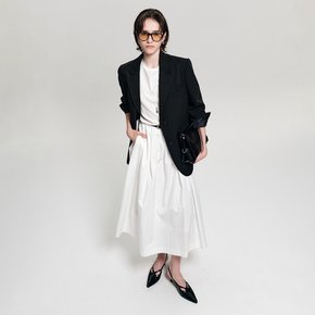 레아 스트랩 슬링백_블랙 / LEA STRAP SLINGBACK_BLACK