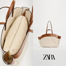 ZARA 자라 CONTRAST 콘트라스트 토트백 6030/310