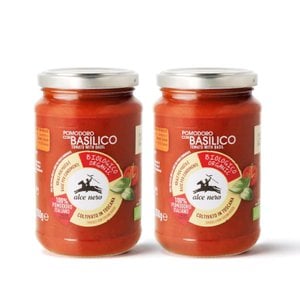 보보에프엔지 [보보] 알치네로 유기농 토마토 바질 파스타 소스 350g×2개