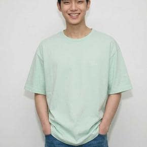 행텐틴즈 동백01 로고 그래픽 쿨 반팔 티셔츠_민트그린  14570-031-432-69-372 (S50337921)