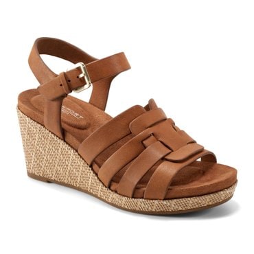 락포트 [여성화]베사 피셔맨 웨지 7.5CM 샌들 MEDIUM NATURAL   RW0164