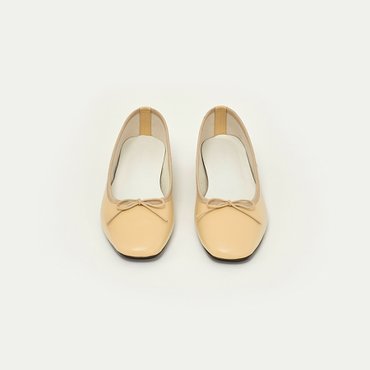 킨더살몬 Marais Ribbon Leather Flat Butter