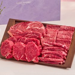 1++한우 VIP 세트 (등심 채끝 새우 살치) 600g