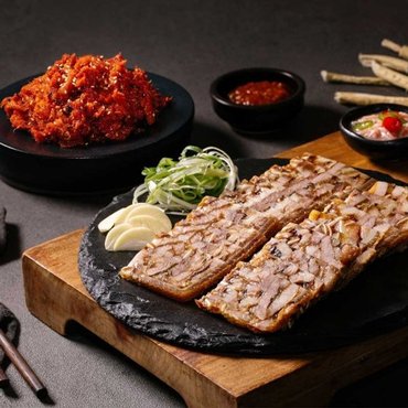  [호재] 황기족발 편육200g 2팩+명태회무침100g 1팩(+새우젓)