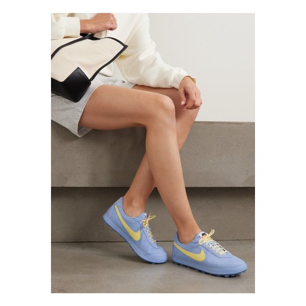 아스트로그래버 가죽 트리밍 누벅 스니커즈 블루 46376663162939252