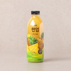 썬업 100% 과즙 파인애플 750mL