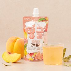 로엘 팅글 6kcal 곤약젤리 복숭아맛 130g 1팩