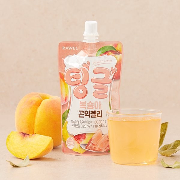 팅글 6kcal 곤약젤리 복숭아맛 130g 1팩