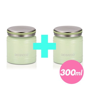 리빙아트 파스텔 보온죽통 300ml 1+1