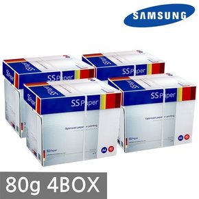 삼성 SS페이퍼 A4 복사용지 80g 2500매 4BOX