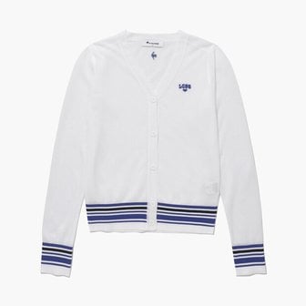 르꼬끄골프 [여주점] 여성 V넥 배색포인트 여름 가디건  GQ222LKC41 WHTE