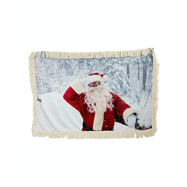 Glasses Santa blanket (Horizontal)