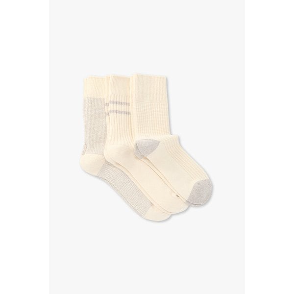 [ROTOTO] 울 코튼 블렌드 삭스 3PACK 4715319108000