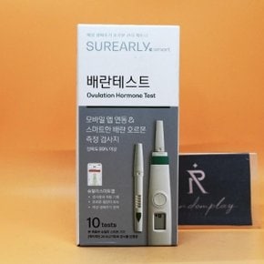 의료기기 슈얼리 스마트 검사기 배란검사지 10개입 기기 별도구매