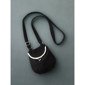 Suede Purse Crossbody Bag Black