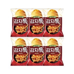 오리온 감자톡 매콤달콤맛 80g x 6개 / 봉지스낵 감자스틱