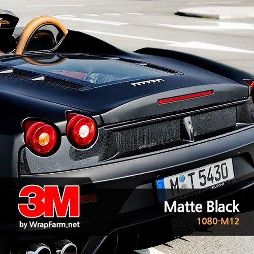 3M [2080-M12] 무광 블랙 차량 셀프 랩핑 필름 시트지 카튜닝 ppf 카스킨 생활보호 패키지 마프로 에이버리(5)