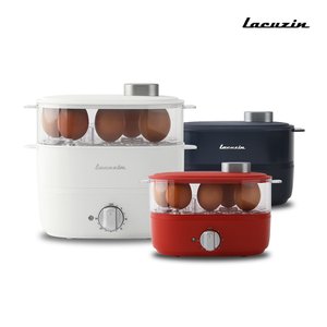 라쿠진 [시크릿 상품]라쿠진 다용도 2단 계란 달걀 찜기 LCZ060 시리즈 호빵 고구마 전기 쿠커