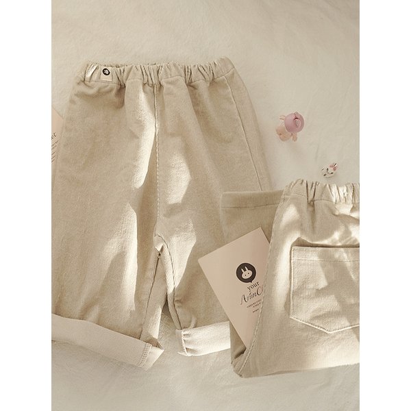 편안한 일자팬츠 - 유아 빈티지 바지