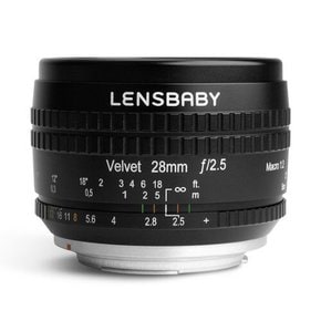 28 LENSBABY [즉배](KT) Velvet(벨벳) 니콘 F마운트 렌즈 베이비 와이드 앵글의 소프트 포커스