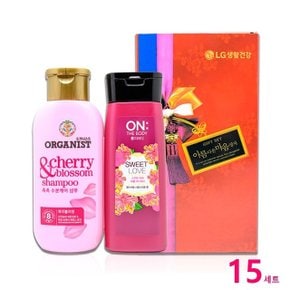 오가니 샴푸 200ml+온더 퍼퓸 바디워시 180ml_15세트 (W93580A)