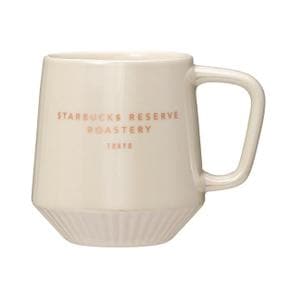 [해외직구] 스타벅스 리저브 로스터리 플리터드 머그컵 화이트 355ml 2팩 starbucks Reserve Roastery Pleated Mug White