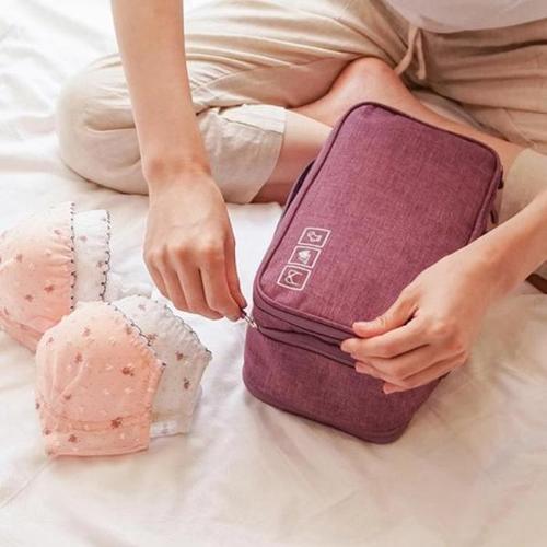속옷 대용량 정리 깔끔 출장 파우치 고급 브라 여행용(1)