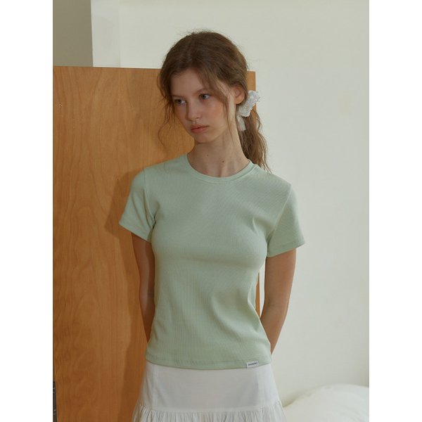 ANC ESSENTIAL ROUND T-SHIRT_SOFT GREEN